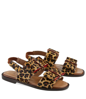 SANDÁLIA RASTEIRA LULY BOTTI ANIMAL PRINT