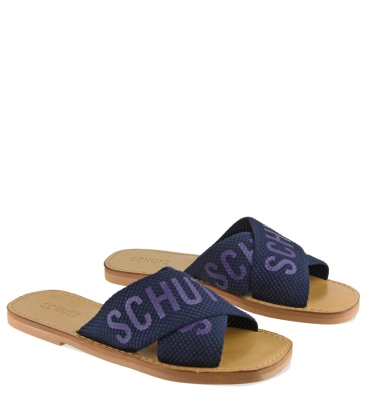 RASTEIRA DE X LOGO SCHUTZ AZUL