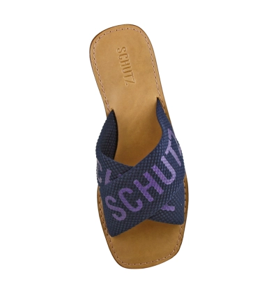 RASTEIRA DE X LOGO SCHUTZ AZUL