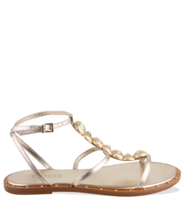 SANDÁLIA RASTEIRA SCHUTZ DOURADO