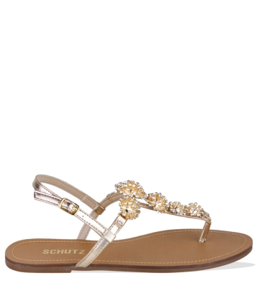 SANDÁLIA RASTEIRA SCHUTZ DOURADO