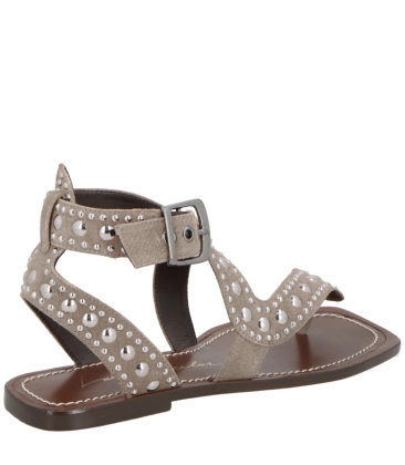 SANDÁLIA RASTEIRA SERPENTE LUIZA BARCELOS CINZA