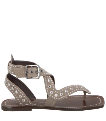 SANDÁLIA RASTEIRA SERPENTE LUIZA BARCELOS CINZA