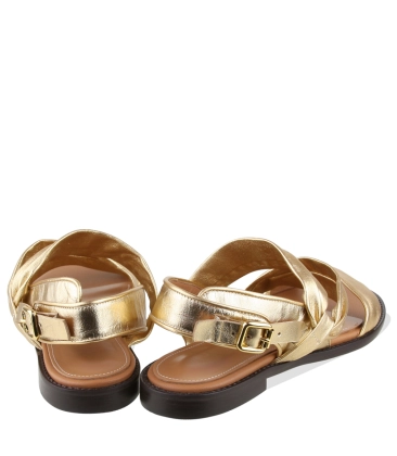 SANDÁLIA RASTEIRA TIANA BOTTI DOURADO