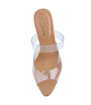 MULE SALTO ALTO BY THÁSSIA NAVES LUIZA BARCELOS BEGE | Acquarela Shop