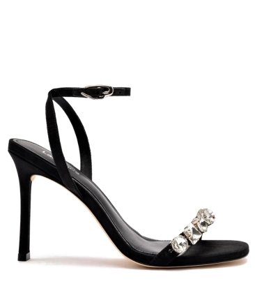 SANDÁLIA SALTO ALTO CALYPSO LARROUDÉ PRETO