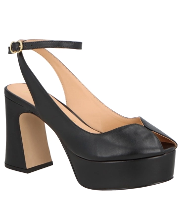 SANDÁLIA SALTO ALTO LUIZA BARCELOS PRETO