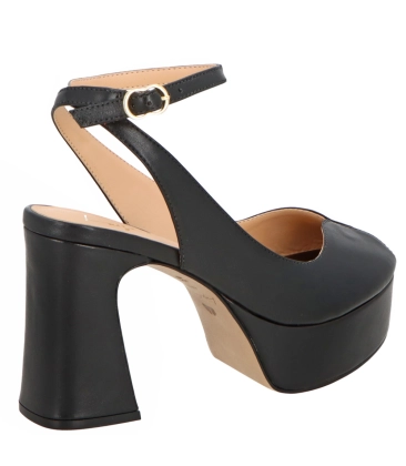 SANDÁLIA SALTO ALTO LUIZA BARCELOS PRETO