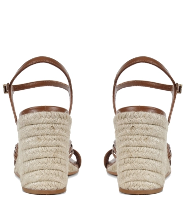 SANDÁLIA SALTO ALTO PIPA PAULA TORRES MARROM