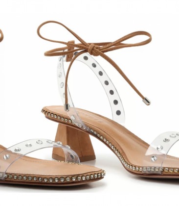sandalia schutz com transparencia