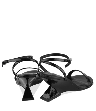 SANDÁLIA SALTO MÉDIO ANABELA SCHUTZ PRETO