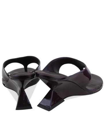 SANDÁLIA SALTO MÉDIO ANABELA SCHUTZ ROXO