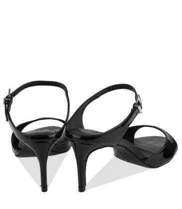 SANDÁLIA SALTO MÉDIO LYRA SCHUTZ PRETO