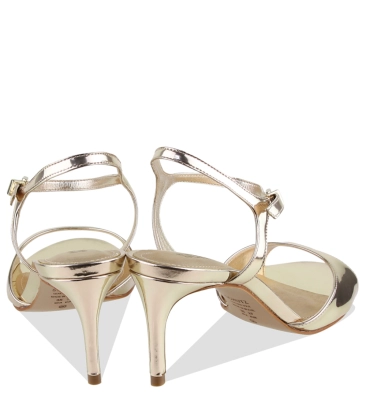 SANDÁLIA SALTO MÉDIO SCHUTZ DOURADO