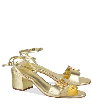 SANDÁLIA SALTO MÉDIO SCHUTZ DOURADO