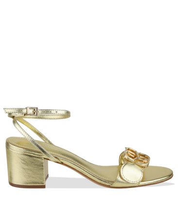 SANDÁLIA SALTO MÉDIO SCHUTZ DOURADO