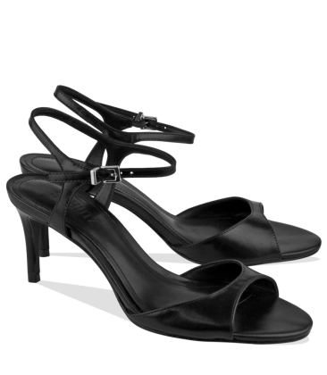 SANDÁLIA SALTO MÉDIO SCHUTZ PRETO