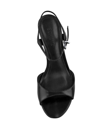 SANDÁLIA SALTO MÉDIO SCHUTZ PRETO