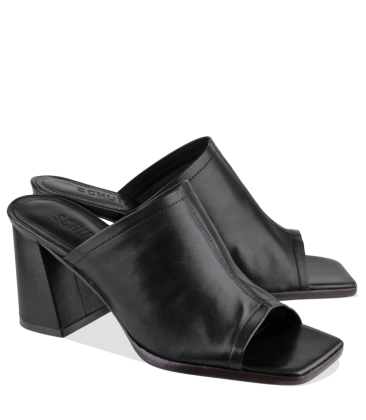 SANDÁLIA SALTO MÉDIO SCHUTZ PRETO