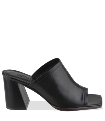 SANDÁLIA SALTO MÉDIO SCHUTZ PRETO