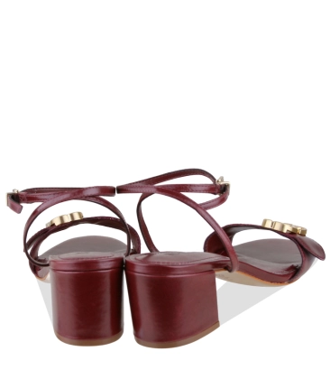 SANDÁLIA SALTO MÉDIO SCHUTZ VINHO