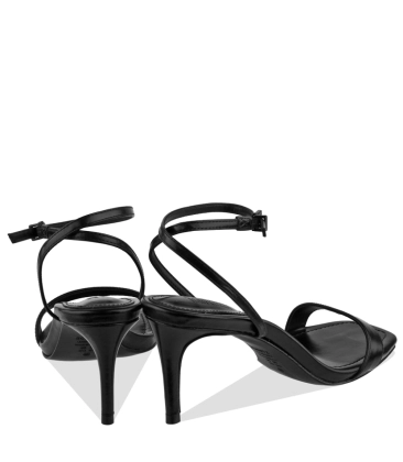 SANDÁLIA SALTO MÉDIO STILETTO SCHUTZ PRETO