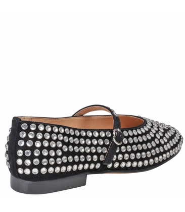 SAPATILHA CRISTAIS LUIZA BARCELOS PRETO