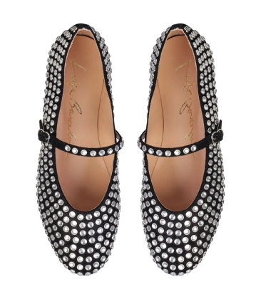 SAPATILHA CRISTAIS LUIZA BARCELOS PRETO