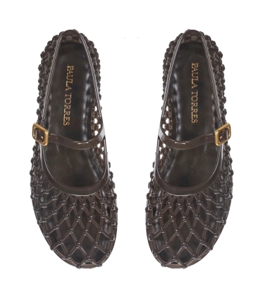 SAPATILHA LARA JELLY PAULA TORRES MARROM