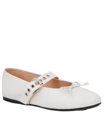 SAPATILHA MARY JANE LUIZA BARCELOS BRANCO