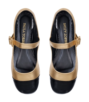 SAPATILHA OLIMPIA PAULA TORRES DOURADO