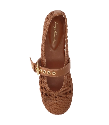 SAPATILHA TRESSÊ LUIZA BARCELOS CARAMELO