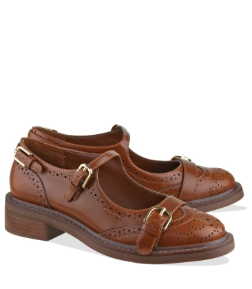 SAPATO OXFORD DAFNE MARY JANE SCHUTZ MARROM