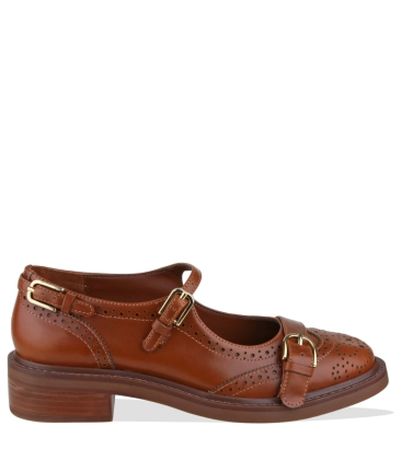 SAPATO OXFORD DAFNE MARY JANE SCHUTZ MARROM