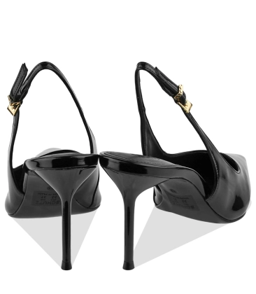 SCARPIN ALTO ALTO SLINGBACK SCHUTZ PRETO