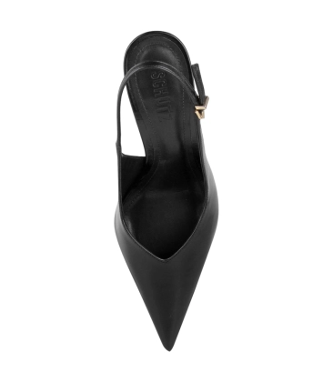 SCARPIN ANABELA SALTO ALTO SIENA BUCKLE SCHUTZ PRETO