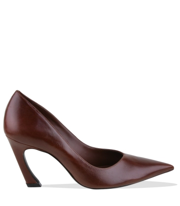 SCARPIN LEXI SALTO ALTO SCHUTZ MARROM