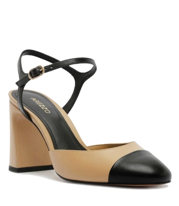 SCARPIN SALTO ALTO AREZZO BEGE