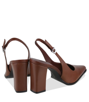 SCARPIN SALTO ALTO ELEANOR SCHUTZ MARROM