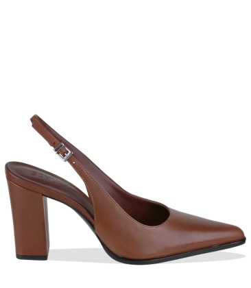 SCARPIN SALTO ALTO ELEANOR SCHUTZ MARROM
