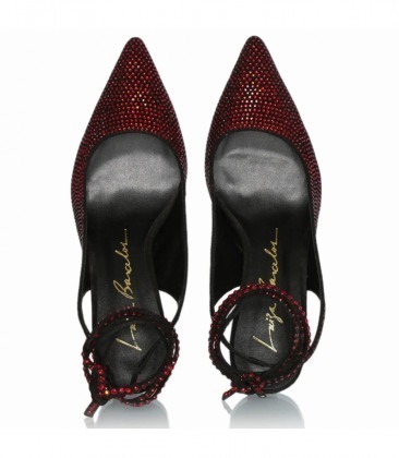 scarpin vermelho luiza barcelos