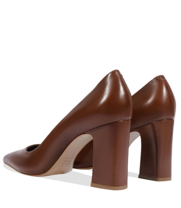 SCARPIN SALTO ALTO MICAM SCHUTZ MARROM