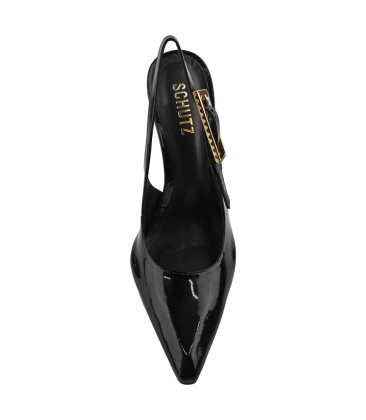 SCARPIN SALTO ALTO SLINGBACK CIARA PUMP SCHUTZ PRETO