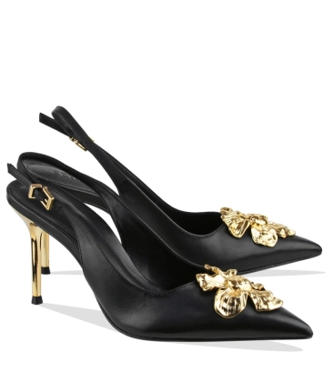 SCARPIN SALTO ALTO SLINGBACK FLORA SCHUTZ PRETO