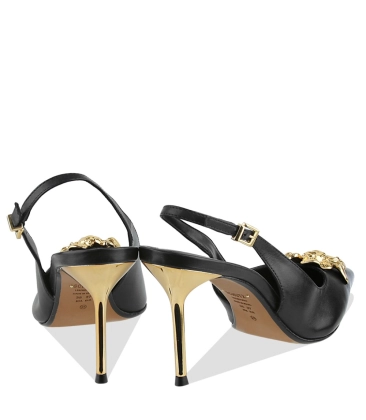 SCARPIN SALTO ALTO SLINGBACK FLORA SCHUTZ PRETO