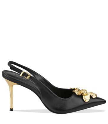 SCARPIN SALTO ALTO SLINGBACK FLORA SCHUTZ PRETO