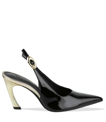SCARPIN SALTO ALTO SLINGBACK SCHUTZ PRETO