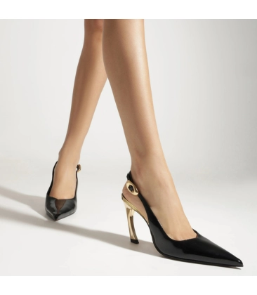 SCARPIN SALTO ALTO SLINGBACK SCHUTZ PRETO