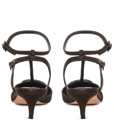 SCARPIN SALTO BAIXO PAULA PAULA TORRES MARROM