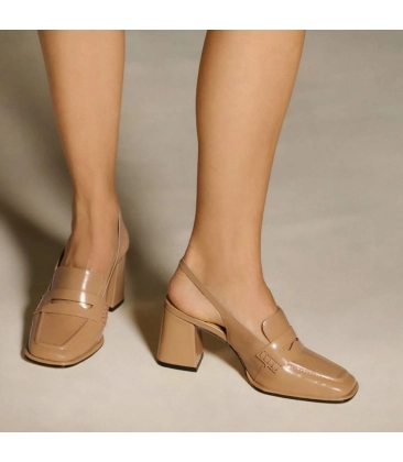 SCARPIN SALTO MÉDIO LANA PAULA TORRES BEGE
